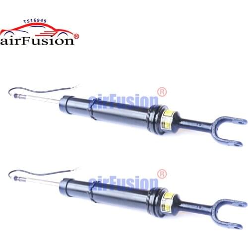 AirFusion New 2003-2010 Pair Front Suspension Shock Absorber With electronic For Audi A8 Quattro 4E D3 4E0616039AF 4E0616040AF