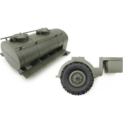 RC Car DIY Oil Tank Trailer Chassis Spare Tire Kit for WPL 1/16 B36 B-36 B36K B36KIT Military Truck RC Car Spare Parts