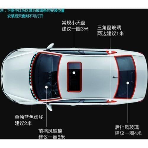Auto Accessories Hot Sale Car Roof Seals for Subaru Outback Forester XV Legacy Impreza Tribeca BRZ WRX SVX