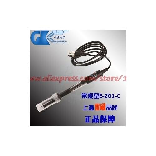 Free shipping E-201-C rechargeable PH composite electrode / probe / sensor experimental acid base detection