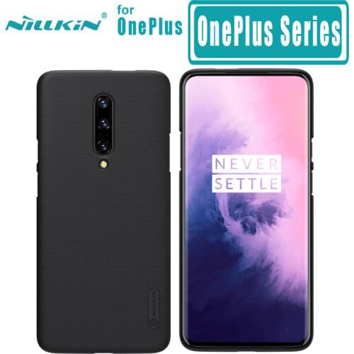 Nillkin for OnePlus 7 6 6T 7T 5T 7 Pro One Plus 5 3 3T case PC back cover Super Frosted case coque capas for OnePlus 7 case