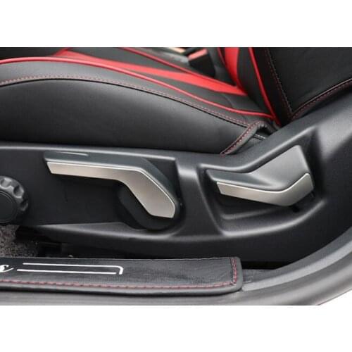 For Ford Focus MK4 2019 2020 Stainless Steel Interior Seat Adjustment Handle Knob Button Control Cover Trim Molding Car Styling