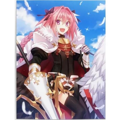 Home Decor Canvas Wall Art Fateapocrypha Astolfo Beautiful Girl Painting Picture Printing Modular Artwork Poster For Living Room