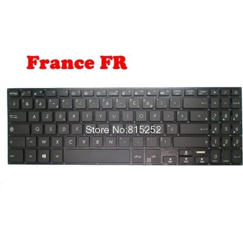 Laptop US/France FR/Spanish Keyboard For ASUS X560 X560U X560UD NX560U NX560UD YX560U YX560UD F560UD K560UD A560UD R562UD Black