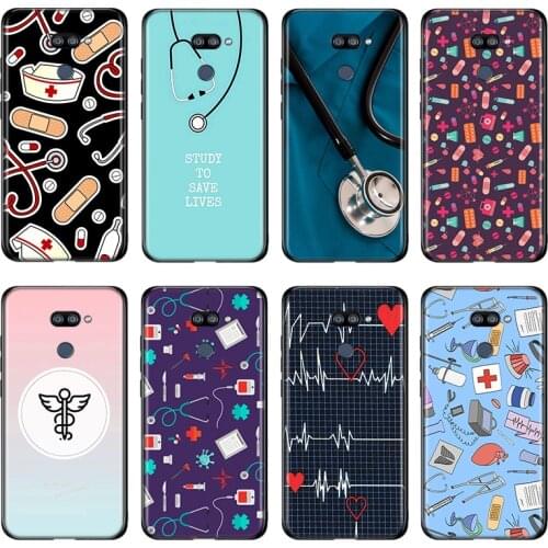 Nurse Medical Medicine For LG K22 K71 K61 K51S K41S K30 K20 2019 Q60 V60 V50 V40 V35 V30 G8 G8S G8X ThinQ Phone Case