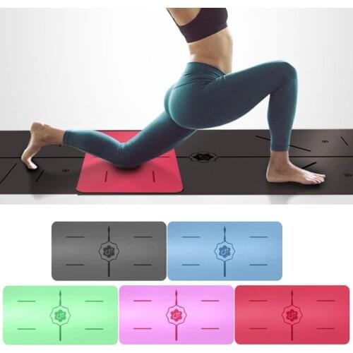 Mini PU Yoga Pad Eco-Friendly Non Slip Yoga Knee Pad Elbows Yoga Auxiliary Pad Training Exercises Sport Mat