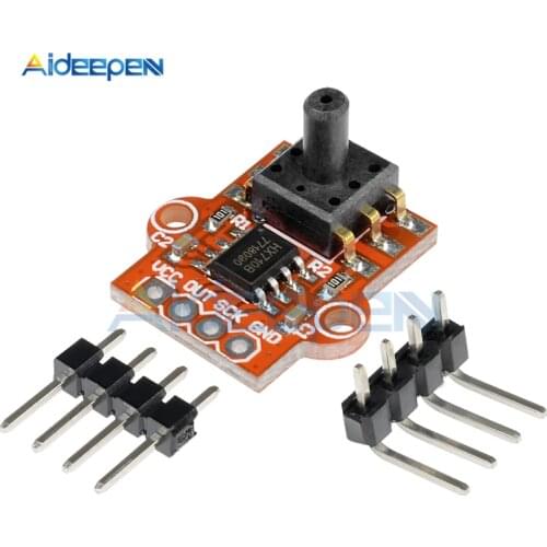 3.3-5V Digital Barometric Pressure Sensor Module Liquid Water Level Controller Board 0-40KPa Connect 2.5mm Soft Tube For Arduino