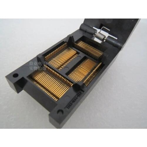 Original YAMAICHI IC Test Seat IC51-1004-397 Burning Programmer LQFP100 QFP100 Socket Adapter