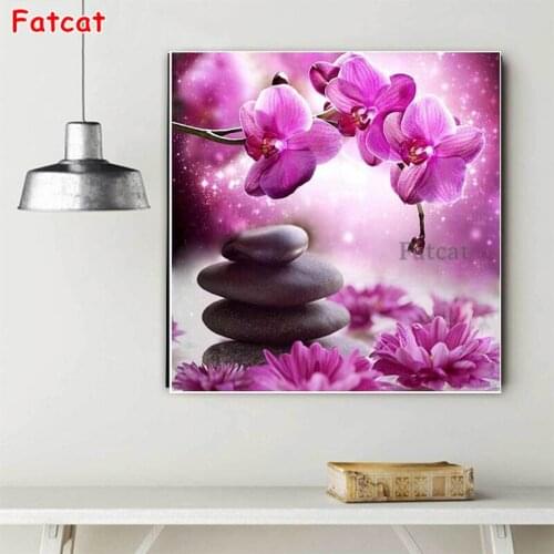 Full square/round diamond painting Phalaenopsis beautiful flowers diamond rhinestones diamond embroidery cross stitch PP2076