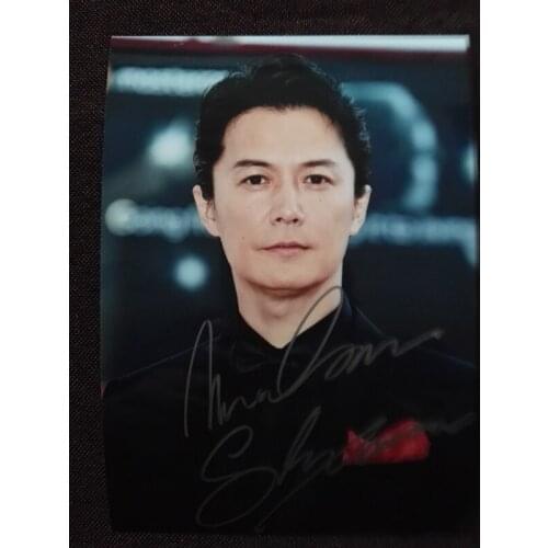 Hand signed Fukuyama Masaharu autographed photo 5*7 free ship 7 versions 112018