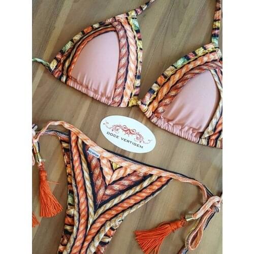 RUOTONGSEPT Orange Swimwear