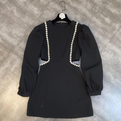 Net red with 2020 winter new waist coat pinch fold velvet pu lotus leaf side waist seal two - piece set