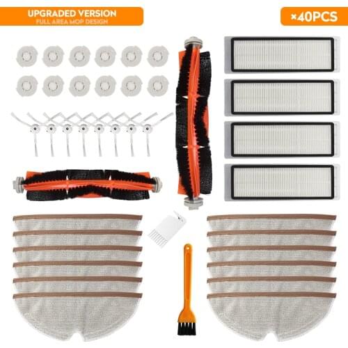 Main brush HEPA filter side brush mop cloth Suitable for xiaomi roborock s50 s55 xiaowa accessories xiaomi mi robot replacement