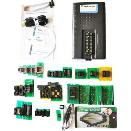 TNM5000 nand flash USB IC programmer+21pcs nand flash adapter socket kit,USB powered,Support Devices Flash Memory,EPROM,EEPROM