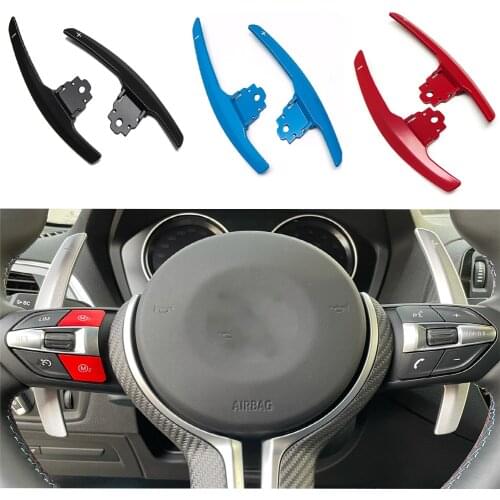 Metal & Carbon Fiber Steering Wheel Paddle Extension Shifter Replace For BMW M2 F80 M3 F82 F83 M4 F10 M5 F12 M6 F15 X5M F16 X6M