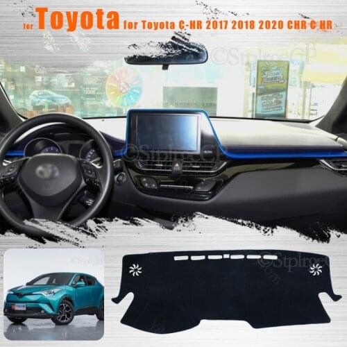 For Toyota C-HR 2017 2018 2020 CHR C HR Console Dashboard Suede Mat Protector Sunshield Cover