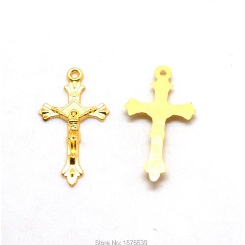 Gold Small Crucifix 32*18 mm 50 Pieces