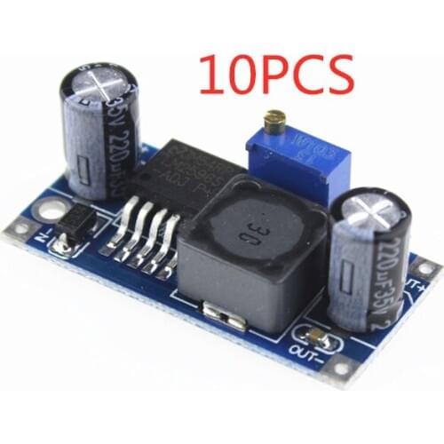 10PCS NEW Economical LM2596 Large Chip 3A Power Module DC-DC 5V/12V/24V Adjustable Regulator