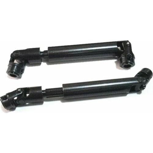 2Pcs Steel CVD Universal Joint Drive Shaft for 1/10 RC Rock Crawler Car Axial SCX10 D90