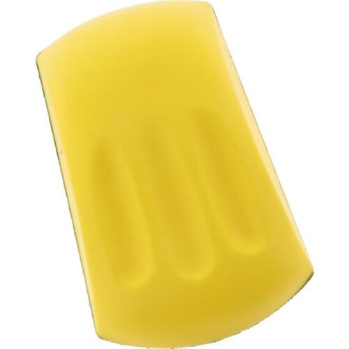 6 Inch Hand Sanding Mouse Block, Nylon Foam Sand Pad for Abrasive Orbital Sander Disc