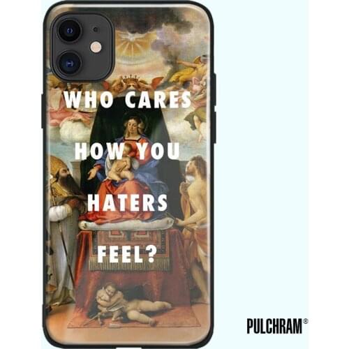 Renaissance Classical art quotes meme soft silicone glass phone case cover shell for iPhone 6 6s 7 8 Plus X XR XS 11 Pro Max