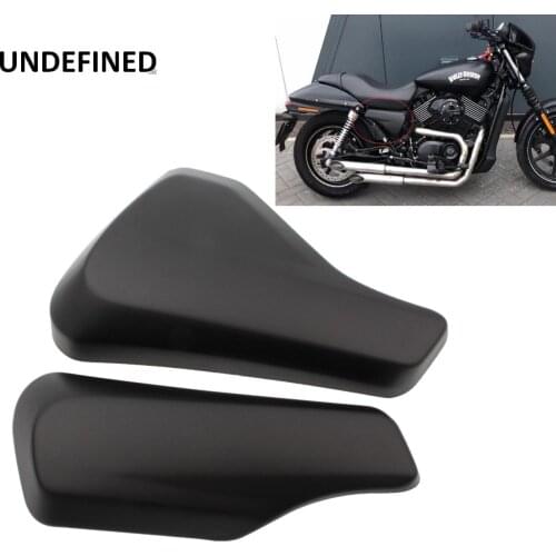 Black Motorcycle Battery Side Fairing Covers Left &Right Battery Cover for Harley Street XG750 XG 750 2014 2015 2016 2017 2018