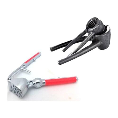 Garlic Masher, Nut Crackers and Nut Crasher Set