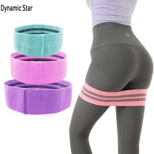 Fitness Rubber Elastic Band Resistance Bands Yoga Fitness Accessories Legs Thigh Glute Butt Squat Booty Band Exercise Equipment