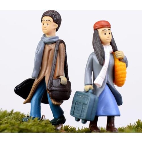 Artificial Girl Boy Miniature Garden Home Houses Decoration Mini Craft Micro Landscaping Decor DIY Accessories