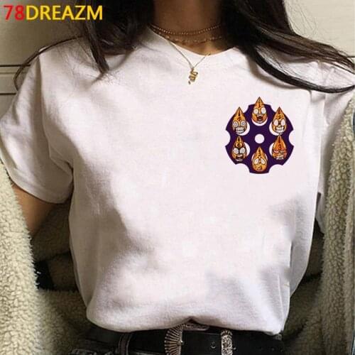 Jojo Bizarre Adventure top tees tshirt men ulzzang print tumblr harajuku kawaii couple clothes top tees ulzzang