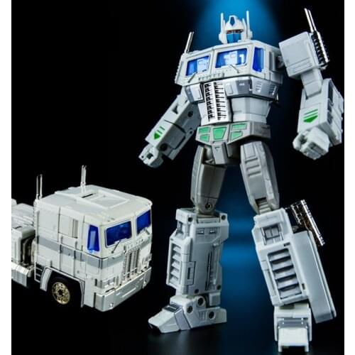 KBB Kubianbao 19CM Transformation Toy boy Cool Alloy Black Action Figure G1 MP-10V Collection White Robot Car Kid Adult Men Toys