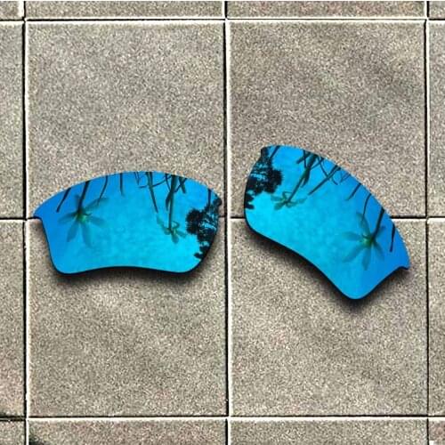 Ice Blue Polarized Sunglasses Replacement Lens for-Oakley Half Jacket 2.0 XL Frame 100% UV Protection Good Fitness