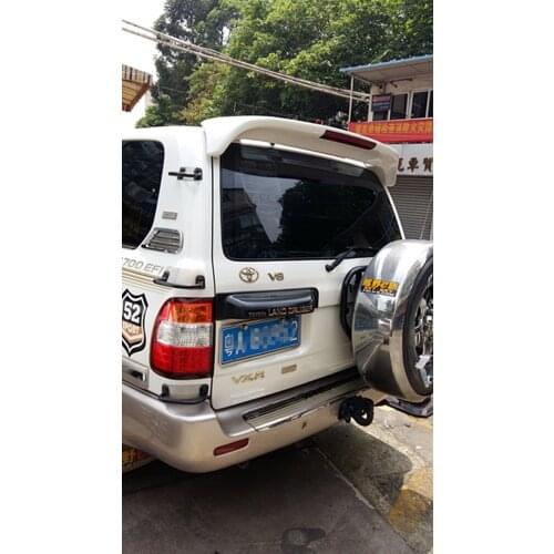 RQXR unpainted ABS tail wing roof visor rear spoiler for toyota Land cruiser FJ/LC 80 100 4700 4500 1998-2004