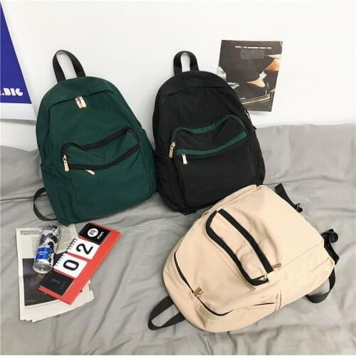 New Fashion Women Backpack High School Bags for Teenage Girls Anti-theft Travel Backbag Student Bookbags kawaii Schoolbag 2021