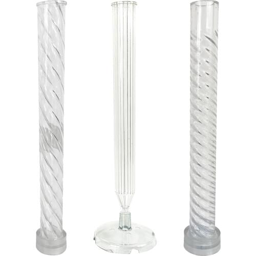 Plastic Cylinder 3D Candle Mold Pillar Handmade Wax Soap Mould DIY Craft