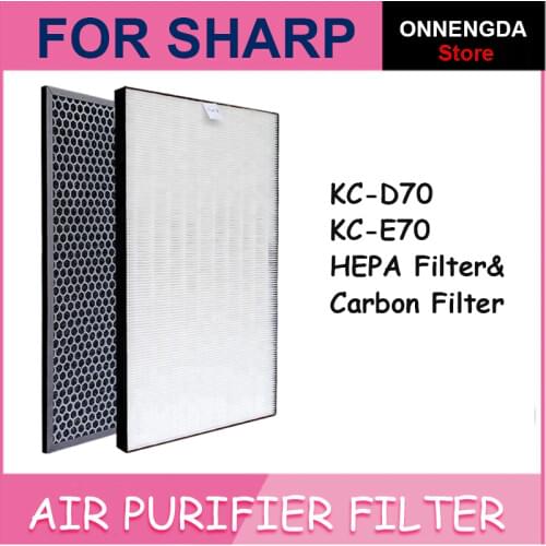 Heap Activated Carbon Filter For Sharp Air Purifier KC-D70 KC-E70 KC-F70 KC-700Y7 D60E Heap Filter