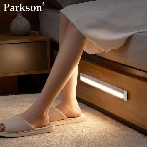 LED Motion Sensor Closet Light 10 LEDs Cupboard Wardrobe Lamp Under Cabinet Light For Kitchen Stairs Bedroom Home Lighting