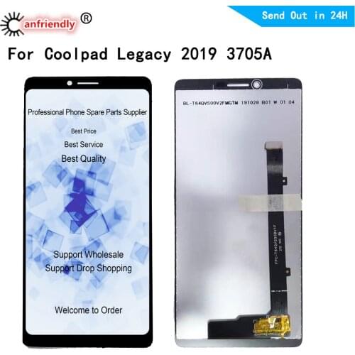 LCD For Coolpad Legacy 2019 3705A LCD Display Touch Panel Screen sensor Digitizer Assembly For Coolpad Legacy 2019 3705A LCDs
