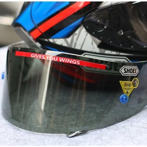 1 Set Car Styling Stickers Motorcycle GP Rider Wings Emergency Helmet Visor Lens Decals