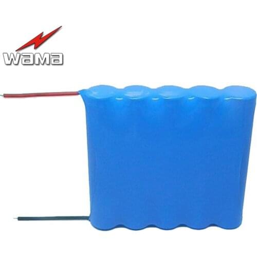 1x Wama 10000mAh 18650 3.7V 5-Series 5S Li-ion Lithium Batteries External Rechargeable Battery Packs for LED Light Power Bank