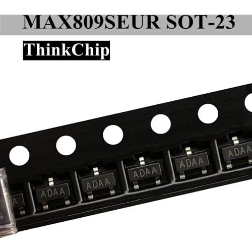 20 pcs) MAX809SEUR MAX809 SOT-23 SMD MCU Monitor IC (Marking ADAA)
