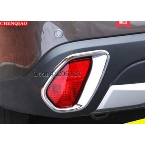 2016 2017 2018 Chrome Rear Fog Light lamp cover Trim 2pcs/set for Mitsubishi Outlander