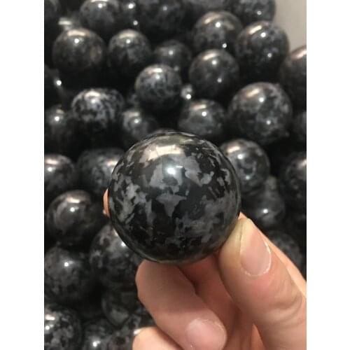 40mm Natural Polished Stone Sphere Semi Gabbro Stone Ball