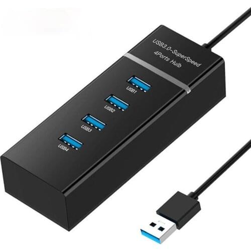 PC Accessories Multi Type-C 4 Port LED For MacBook Air Pro Computer PC Notebook Laptop Accessories OTG Adapter Splitter