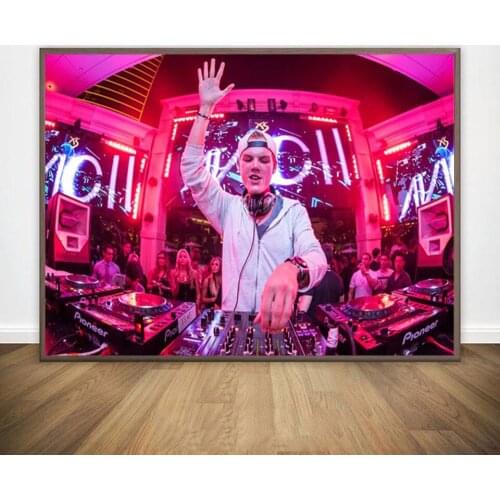 Diamond Painting Cross Stitch DJ Music Singer Star Poster Picture of Rhinestone DIY Diamond Mosaic Diamond Embroidery Home Decor