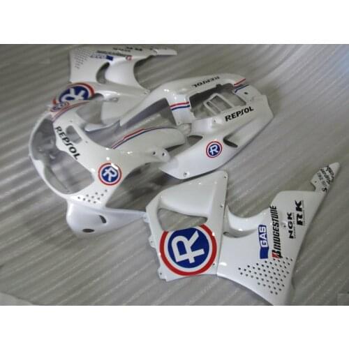 Free custom fairing For H CBR900RR 893RR 96 97 CBR900 RR 893 CBR893 white repso1996 1997 body kit Moto fairing set