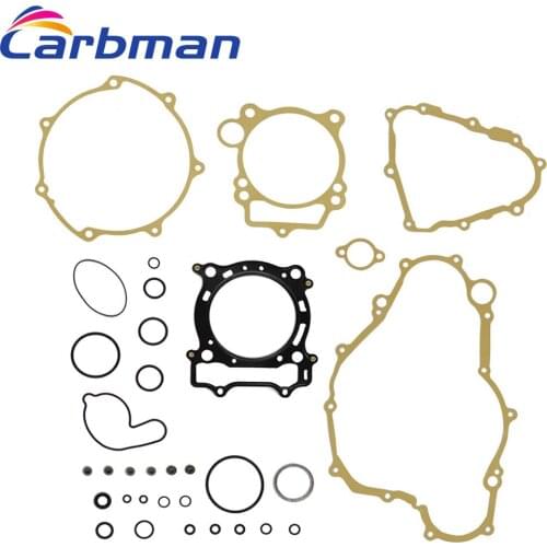 Carbman One Set Complete Gasket Kit Top & Bottom End For YAMAHA YFZ450 YFZ 450 2004-2009 Gasket Kit Engine Set