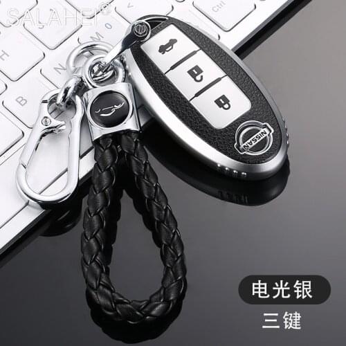 New TPU Anti-fall Car Full Key Case protector Cover With Keychain For Nissan Qashqai Pathfinder Versa Tidda Murano Rogue X-Trail