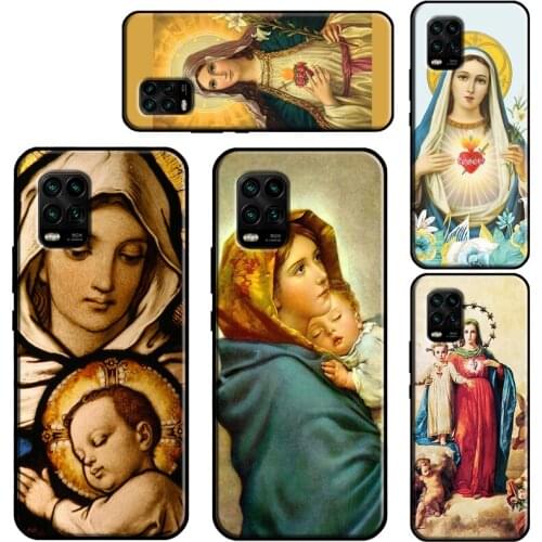 Mother Virgin Mary Phone Case For Xiaomi Mi 10T Pro 9 10 11 Lite Ultra A3 POCO F3 F1 F2 M3 Pro X3 Soft Cover