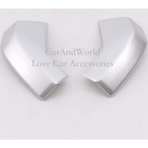 For 2010-2018 Toyota LAND CRUISER PRADO FJ150 Rear Air Conditioning Outlet Cover Anti Kick Board Trim ABS Chrome Car Accessories